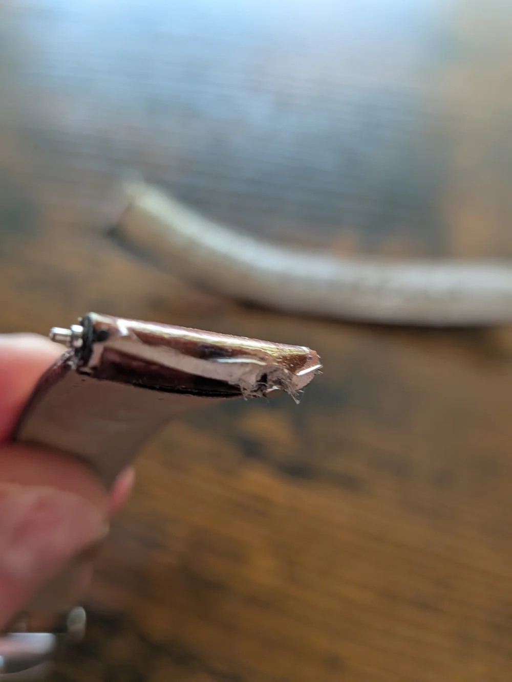 Michele Brown Patina Leather Watch Strap